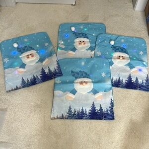 Four new Christmas chair covers